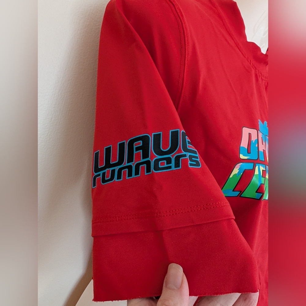 Opening Ceremony Rash Guard Medium Red - Picture 4 of 13
